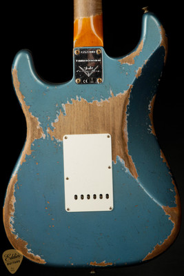 2024 - Fender Custom Shop Limited Edition Red Hot Stratocaster Super Heavy Relic - Super Faded Aged Lake Placid Blue