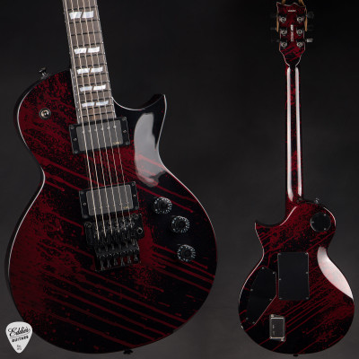 ESP USA Eclipse Electric Guitar in Blood Splatter