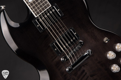 Gibson SG Modern Electric Guitar in Trans Ebony Burst 7.2 #221150076
