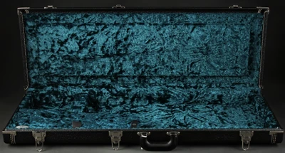 James Trussart Steelmaster - Antique Silver Snake Skin Engraved Black/NAMM Instrument