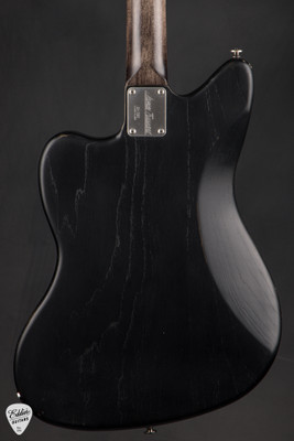 James Trussart Steelmaster - Antique Silver Snake Skin Engraved Black/NAMM Instrument