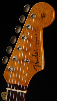 Fender Custom Shop LTD 1961 Stratocaster Heavy Relic - Super Faded Aged Fiesta Red Over 3-Color Sunburst