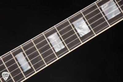 Paul Reed Smith Eddie’s Guitars Wood Library Special Semi-Hollow Figured Maple Neck Electric Guitar in Blood Orange Smokeburst