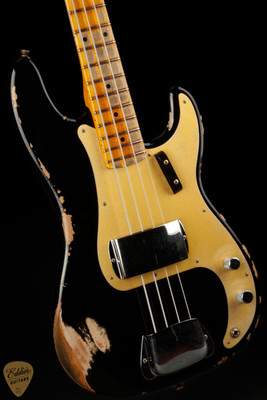 Fender Custom Shop 1958 Precision Bass Heavy Relic - Aged Black
