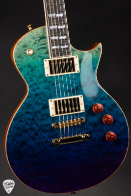 Paul Reed Smith Eddie’s Guitars Wood Library Special Semi-Hollow Figured Maple Neck Electric Guitar in Blood Orange Smokeburst