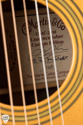 2008 – Martin OMC-28M LJ Lawrence Juber #168 – Adirondack Spruce & Madagascar Rosewood Acoustic Guitar