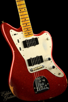 Used - Fender Custom Shop LTD Custom Jazzmaster Relic - Red Sparkle