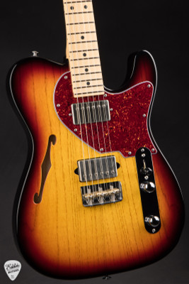 Paul Reed Smith Eddie’s Guitars Wood Library Special Semi-Hollow Figured Maple Neck Electric Guitar in Blood Orange Smokeburst