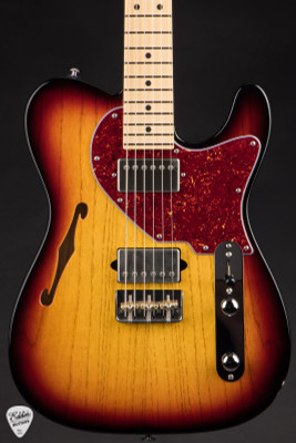 Paul Reed Smith Eddie’s Guitars Wood Library Special Semi-Hollow Figured Maple Neck Electric Guitar in Blood Orange Smokeburst