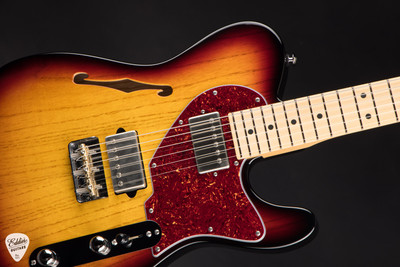 Paul Reed Smith Eddie’s Guitars Wood Library Special Semi-Hollow Figured Maple Neck Electric Guitar in Blood Orange Smokeburst