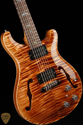 Paul Reed Smith Eddie's Guitars Wood Library Hollowbody II Piezo Brazilian - Copperhead