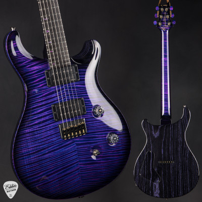 PRS Private Stock Custom 24 Curly Maple Replicant Purple Smokeburst Electric guitar