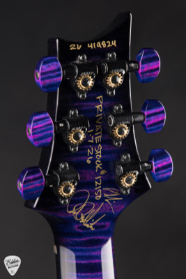 PRS Private Stock Custom 24 Curly Maple Replicant Purple Smokeburst Electric guitar