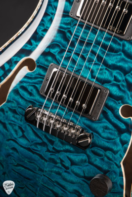 PRS Private Stock Hollowbody II Piezo Blue Tourmaline Electric Guitar