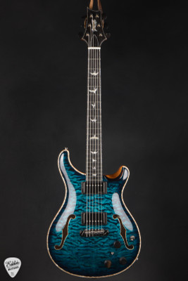 PRS Private Stock Hollowbody II Piezo Blue Tourmaline Electric Guitar