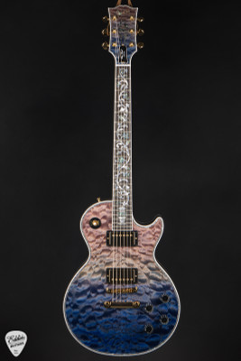 Gibson Custom Shop PSL Les Paul Ultima "Tree of Life" Transparent Geode electric guitar