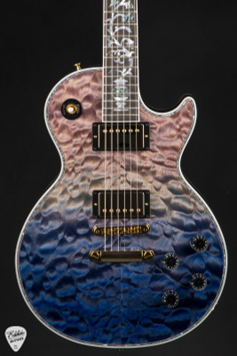 Gibson Custom Shop PSL Les Paul Ultima "Tree of Life" Transparent Geode electric guitar