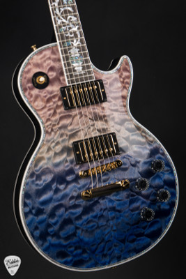 Gibson Custom Shop PSL Les Paul Ultima "Tree of Life" Transparent Geode electric guitar