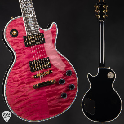 Gibson Custom Shop PSL Les Paul Ultima "Tree of Life" Chablis Pink electric guitar