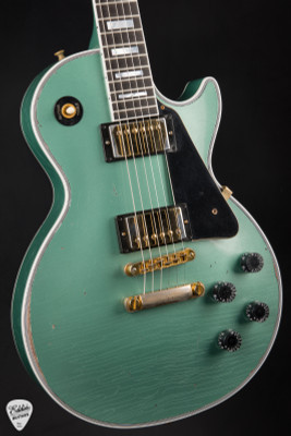 Gibson Custom Shop PSL Murphy Lab Les Paul Custom Heavy Aged Inverness Green electric guitar