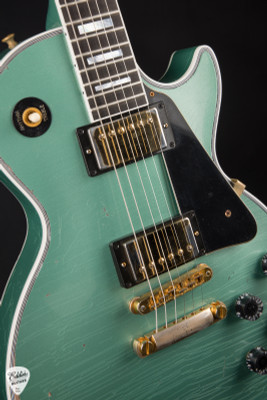 Gibson Custom Shop PSL Murphy Lab Les Paul Custom Heavy Aged Inverness Green electric guitar