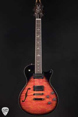 PRS Eddie's Guitars Wood Library McCarty 594 Singlecut Blood Orange Smokeburst Electric Guitar