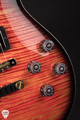 PRS Eddie's Guitars Wood Library McCarty 594 Singlecut Blood Orange Smokeburst Electric Guitar