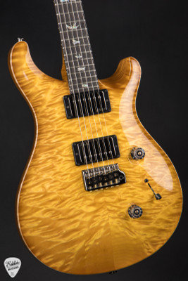 PRS Eddie's Guitars Wood Library Custom 24 Ebony FB/Stained Neck - Livingston Lemondrop electric guitars