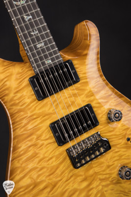 PRS Eddie's Guitars Wood Library Custom 24 Ebony FB/Stained Neck - Livingston Lemondrop electric guitars