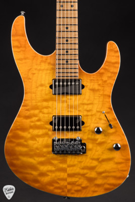 ギター Suhr Standard Quilt Maple Honey Burst Suhr Modern Quilt Roasted - Honey Amber Burst - Eddie's Guitars