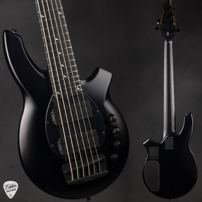 Ernie Ball Music Man Bongo 6 HH - Stealth Black bass guitar