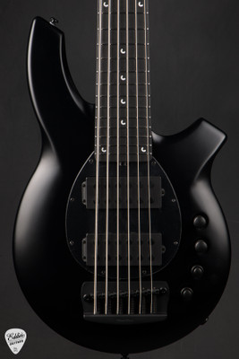 Ernie Ball Music Man Bongo 6 HH - Stealth Black bass guitar