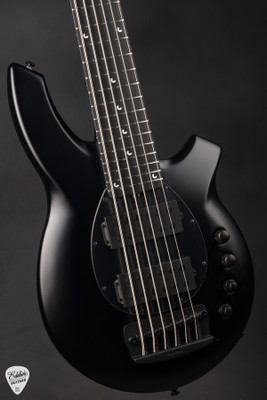 Ernie Ball Music Man Bongo 6 HH - Stealth Black bass guitar