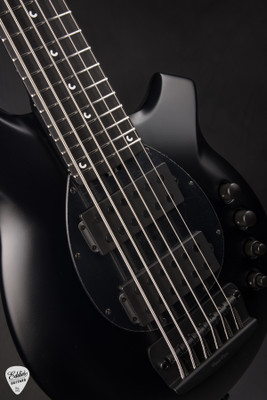 Ernie Ball Music Man Bongo 6 HH - Stealth Black bass guitar