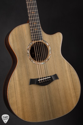 Taylor Custom #21 C14ce Grand Auditorium Acoustic Guitar with Dark Forest Century Cypress