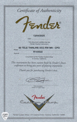 Fender Custom Shop 1960 Telecaster Thinline - Capri Orange #R143522