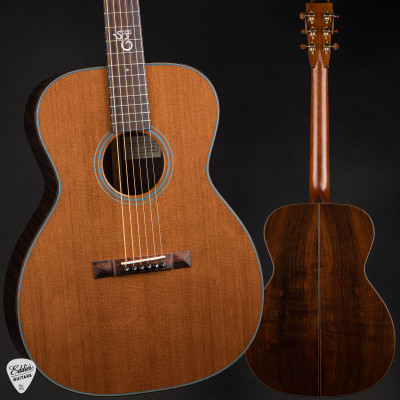 Santa Cruz OM Custom – Fort Ross Chapel Redwood & Brazilian Rosewood Acoustic Guitar