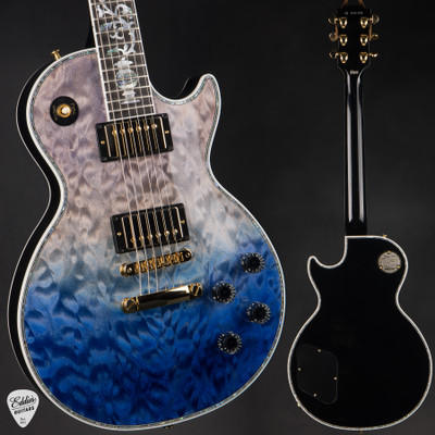 Gibson Custom Shop PSL Les Paul Ultima "Tree of Life" Transparent Geode electric guitar