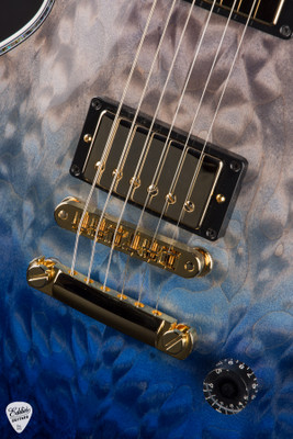 Gibson Custom Shop PSL Les Paul Ultima "Tree of Life" Transparent Geode electric guitar