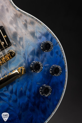 Gibson Custom Shop PSL Les Paul Ultima "Tree of Life" Transparent Geode electric guitar