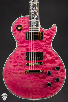 Gibson Custom Shop PSL Les Paul Ultima "Tree of Life" Chablis Pink electric guitar