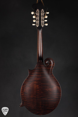 Collings MF Deluxe Mandolin Black Top with Adirondack Spruce & Flamed Maple