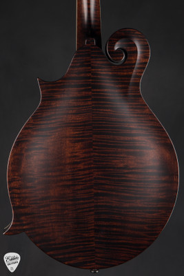 Collings MF Deluxe Mandolin Black Top with Adirondack Spruce & Flamed Maple