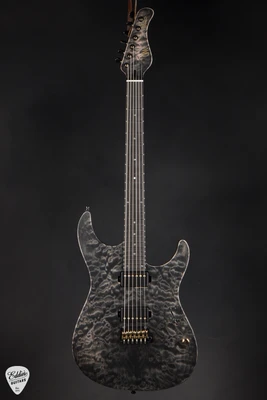 Mayones Aquila Elite V24 6 - Antique Black Matt Electric Guitar