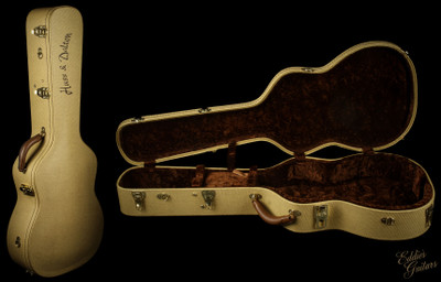 Case for Huss & Dalton TOM-R Custom Acoustic Guitar with Bearclaw Engelmann Spruce & Indian Rosewood