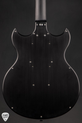 Woodrite Alumirite Matt Pike Signature Warlord Black Satin Anodized electric guitar