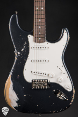 Fender Custom Shop Limited Edition 1965 Heavy Relic Stratocaster Mercedes Blue electric guitar
