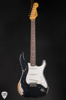 Fender Custom Shop Limited Edition 1965 Heavy Relic Stratocaster Mercedes Blue electric guitar