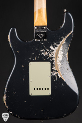 Fender Custom Shop Limited Edition 1965 Heavy Relic Stratocaster Mercedes Blue electric guitar