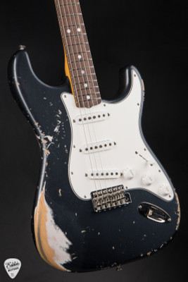 Fender Custom Shop Limited Edition 1965 Heavy Relic Stratocaster Mercedes Blue electric guitar